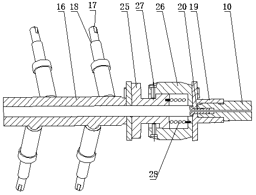 Spiral push type pipeline cleaner