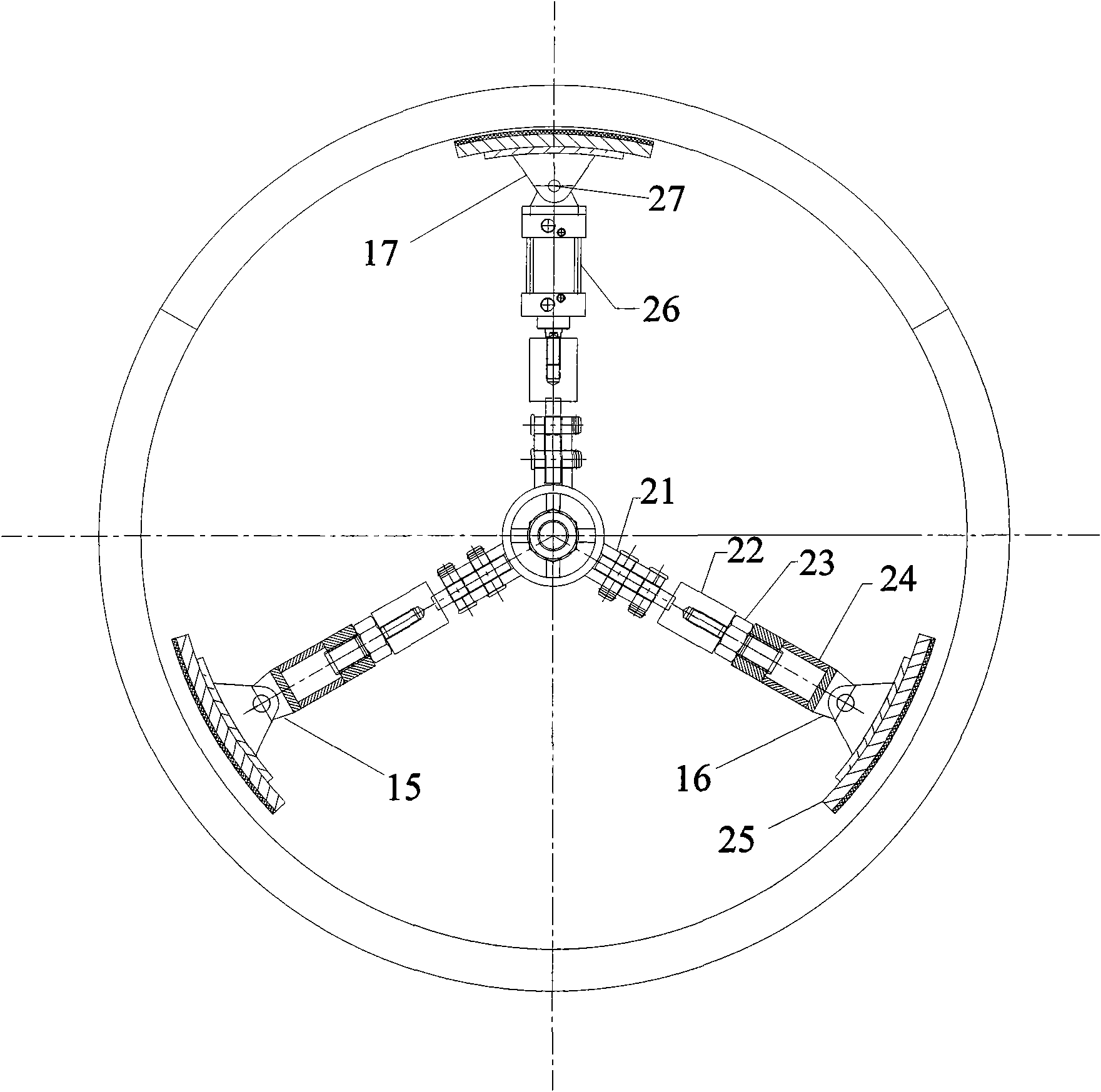 Assembly form and supporting method for in-soil assembled plastic pipes