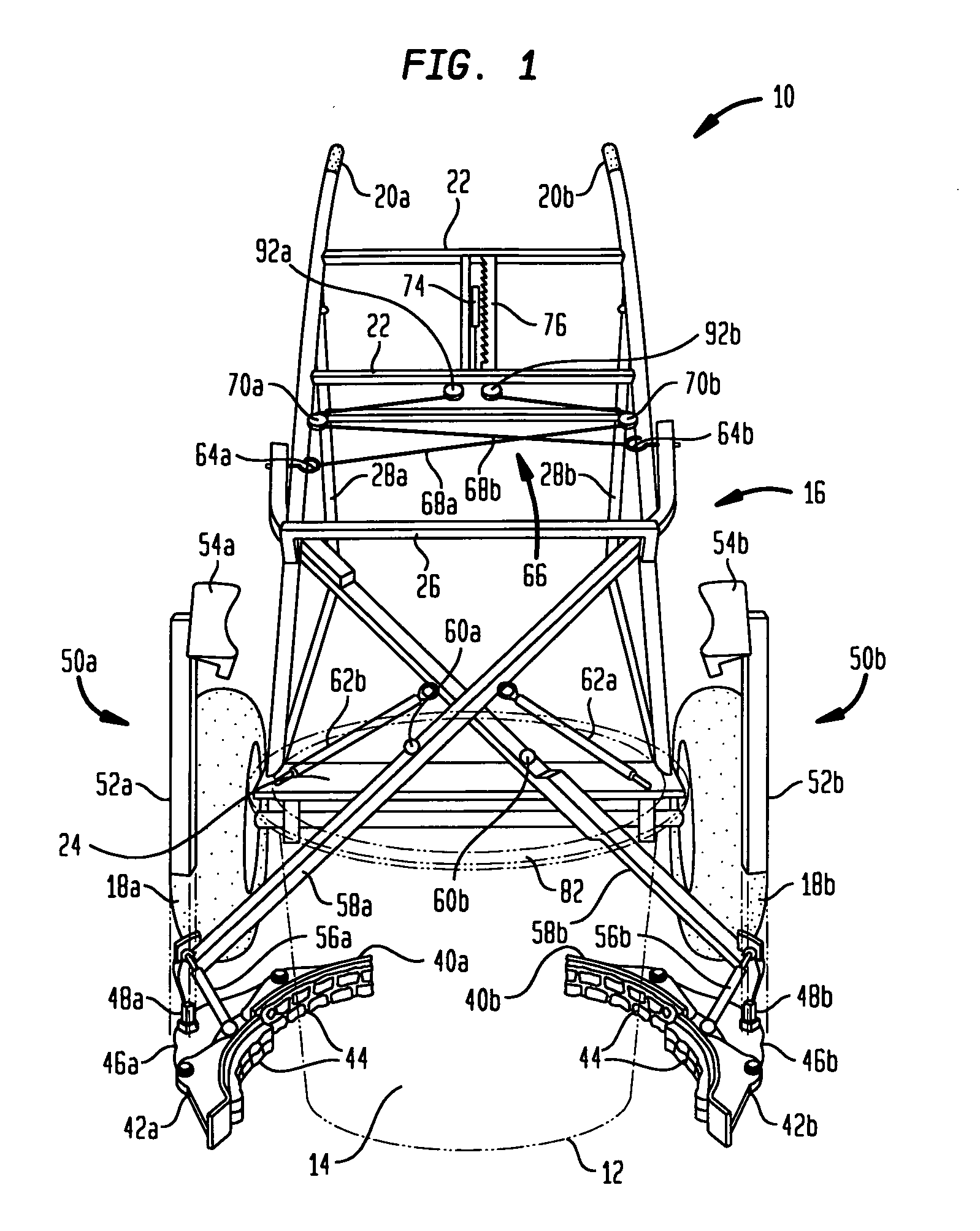 Hand cart for lifting and moving round containers