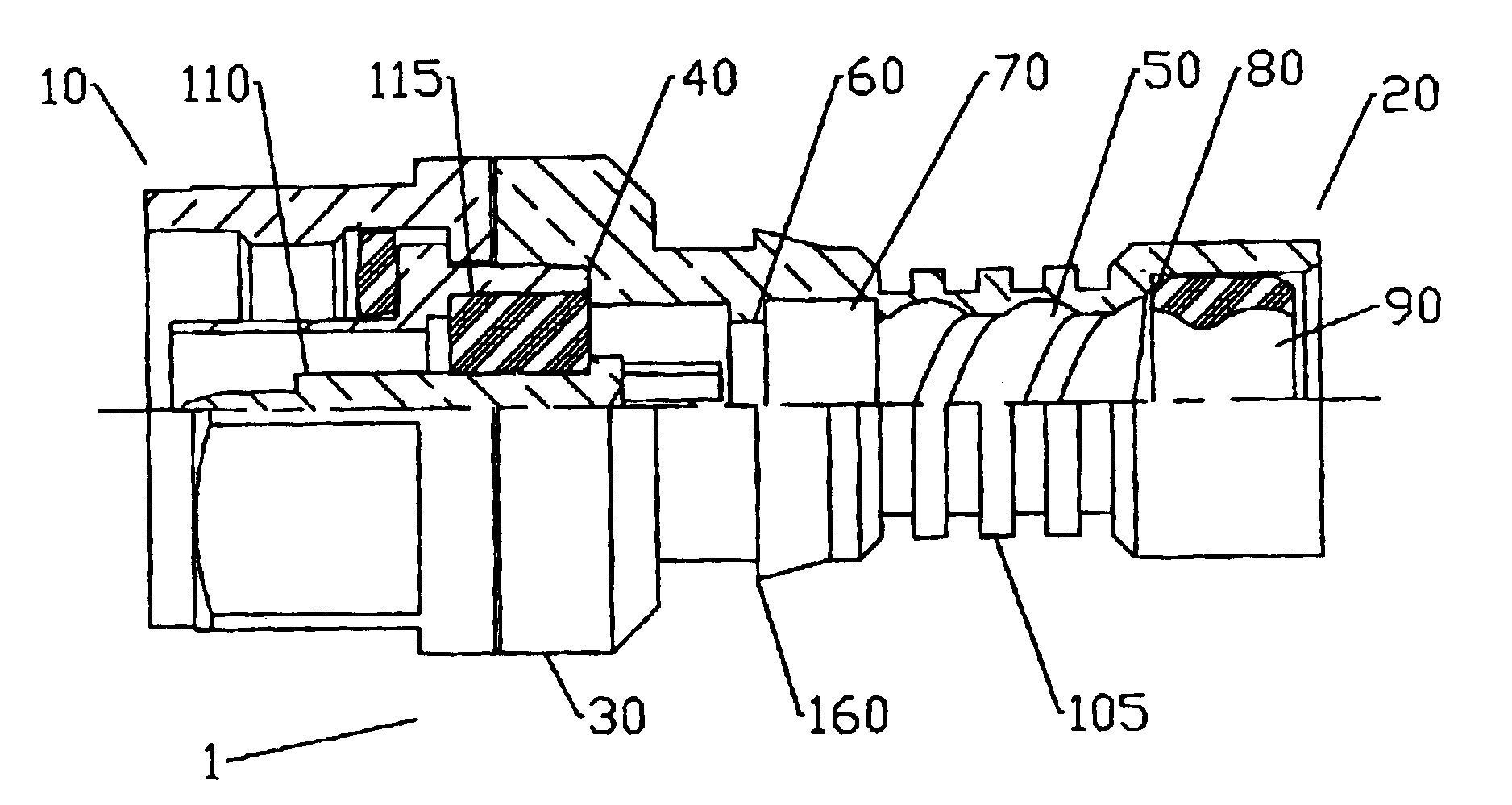 Low cost, high performance cable-connector system and assembly method