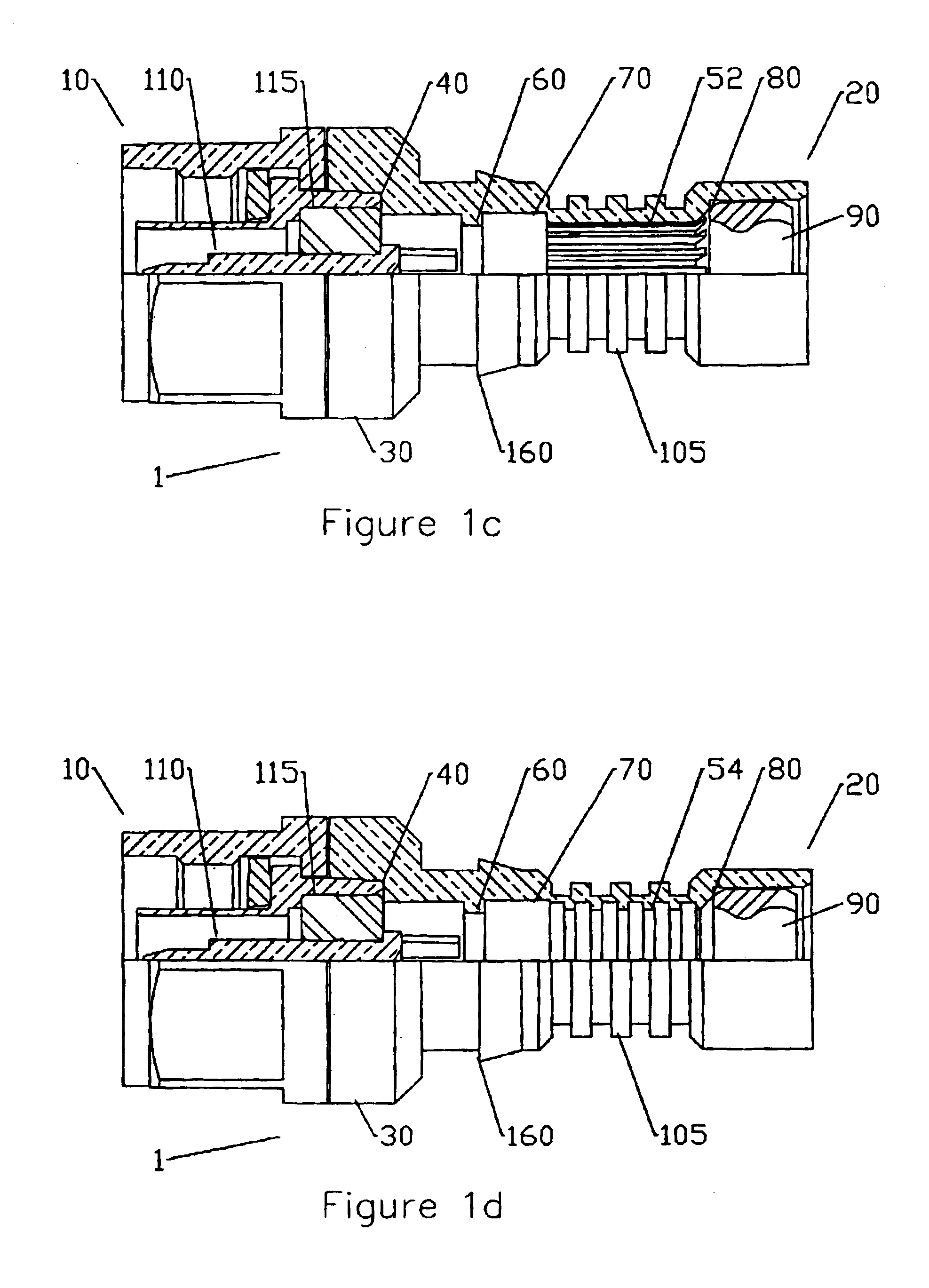 Low cost, high performance cable-connector system and assembly method