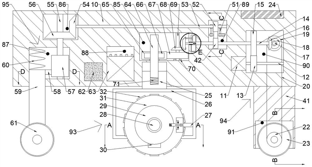 Surveying and mapping equipment for measuring surface area through movement