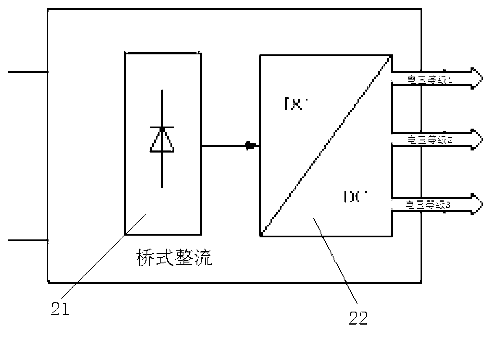 Wireless power transmission system applied to power supplying of high voltage line device