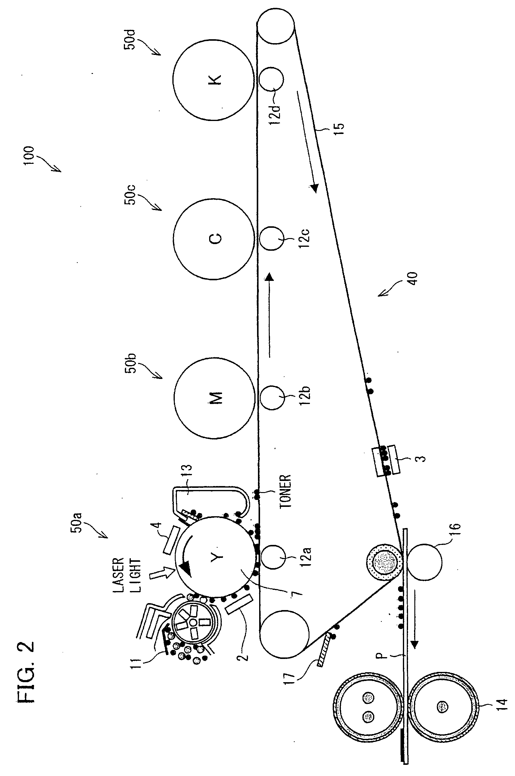 Ion generating element, charging device and image forming apparatus