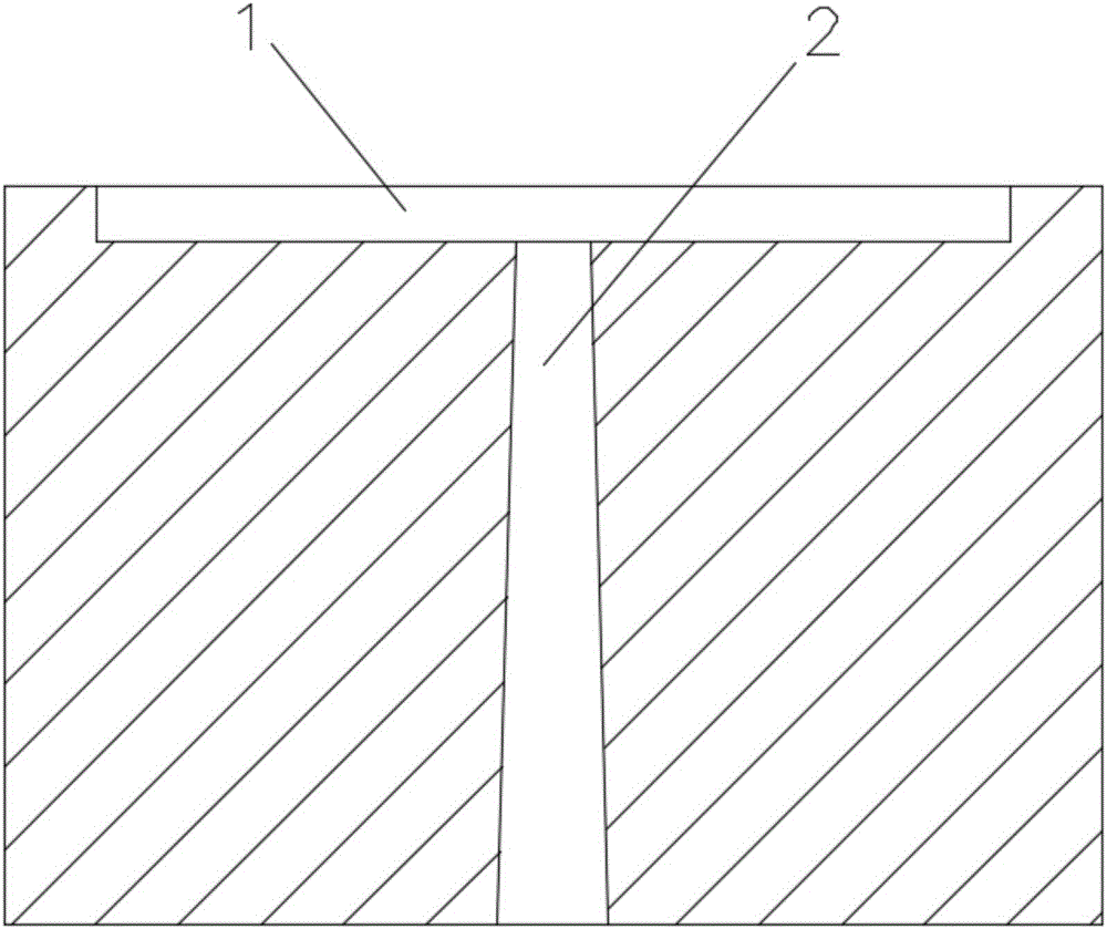 Guide mode processing method for flaky sapphire