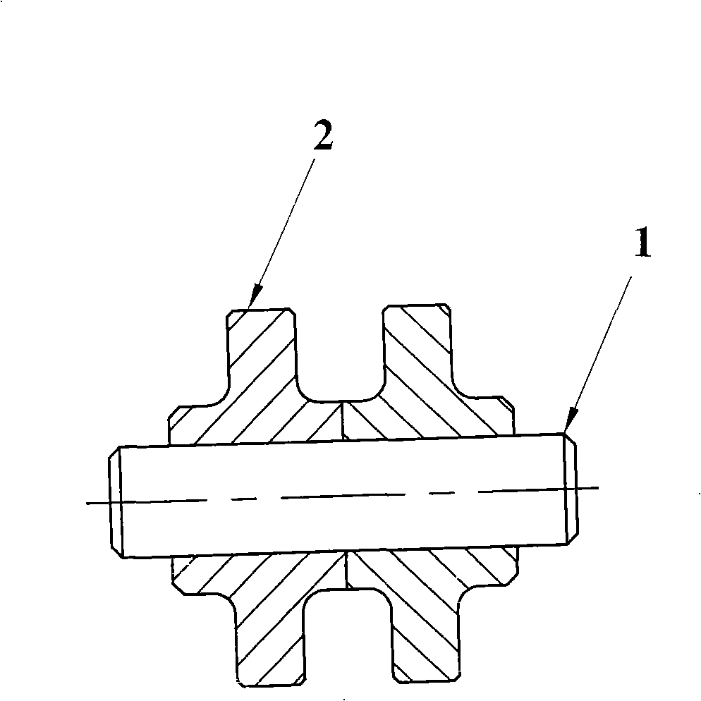 Guide wheel for hoisting endless chain calabash