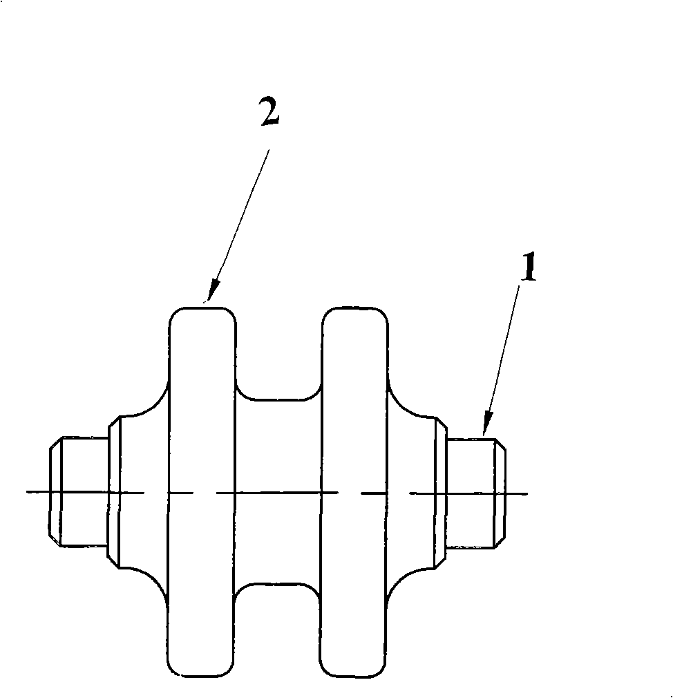 Guide wheel for hoisting endless chain calabash