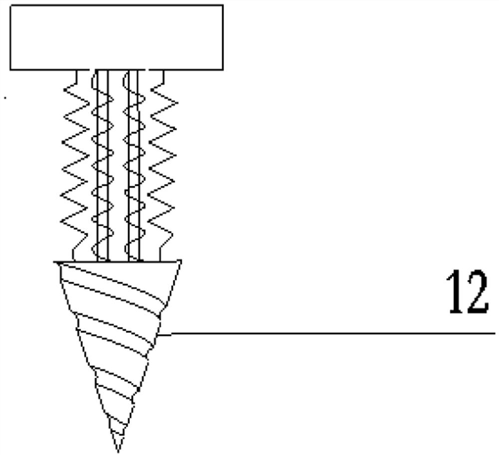 A rock-breaking device and its construction technology using high-frequency electric pulse assisted impact