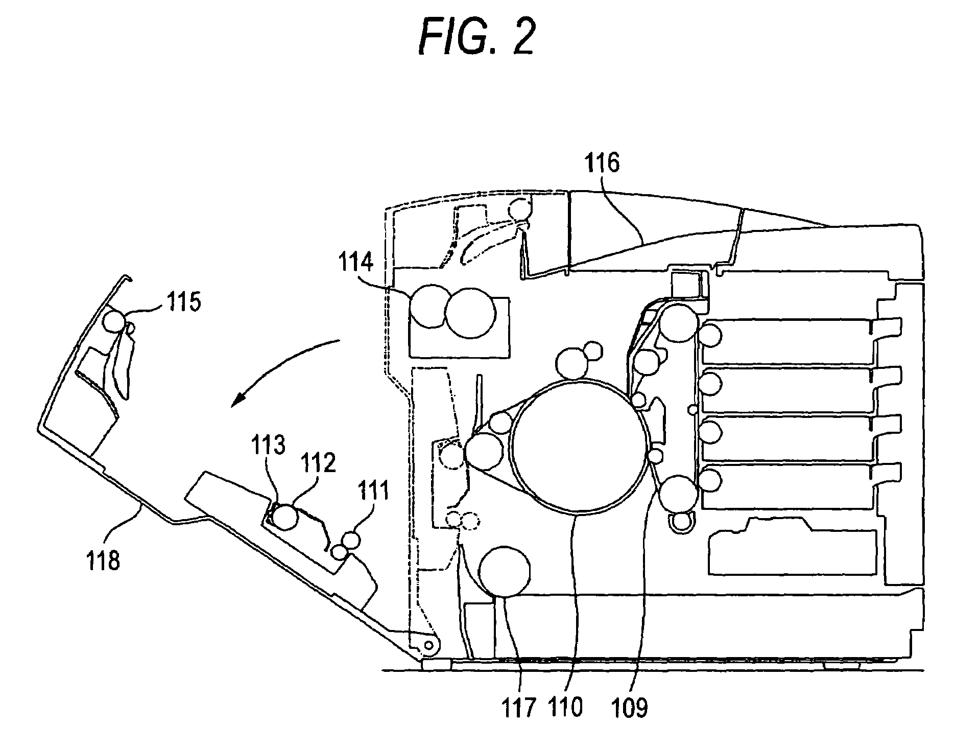 Image forming apparatus having a sheet removal portion
