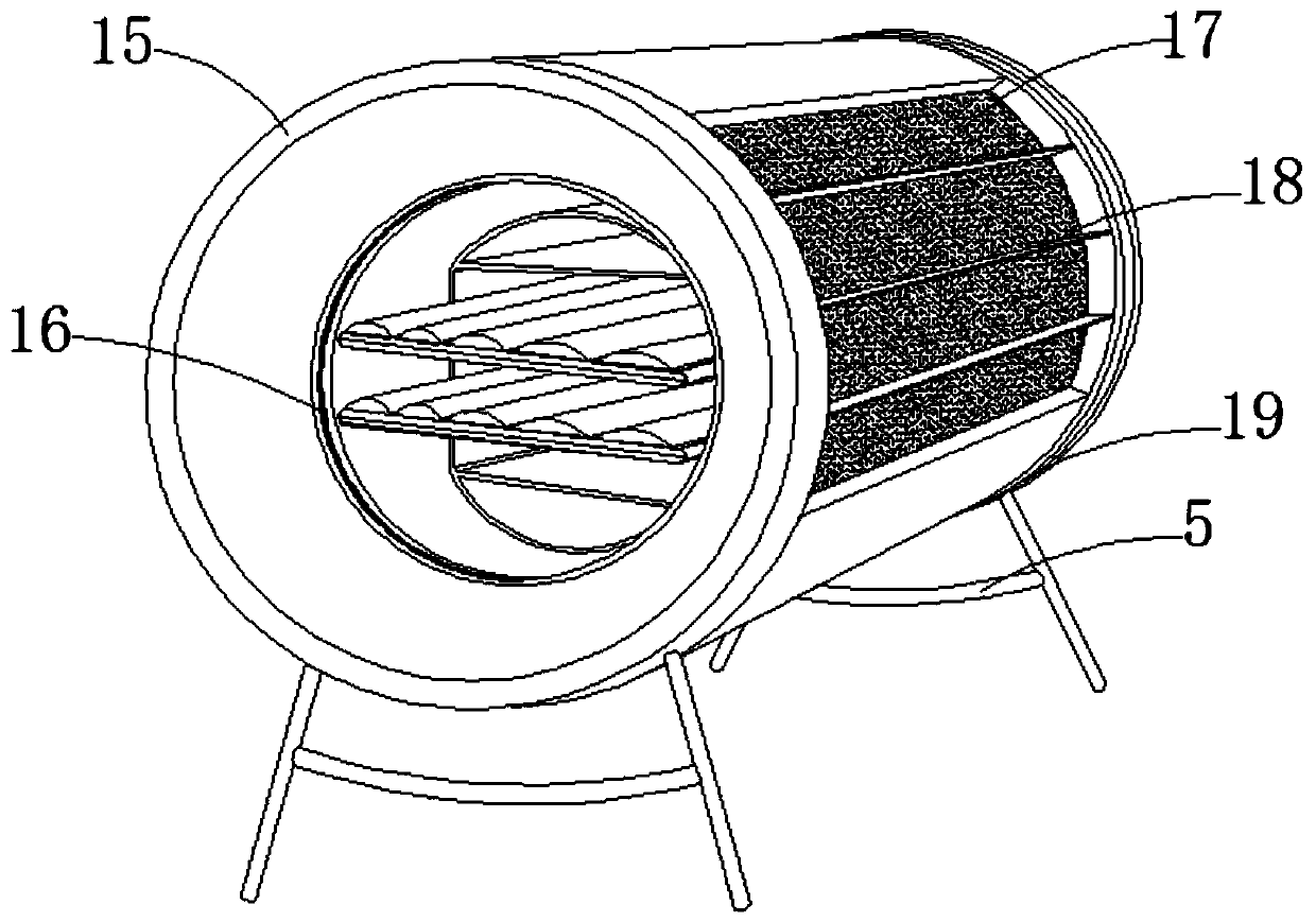 Yarn steaming machine capable of reducing secondary adsorption of cotton filaments and impurities to gauze