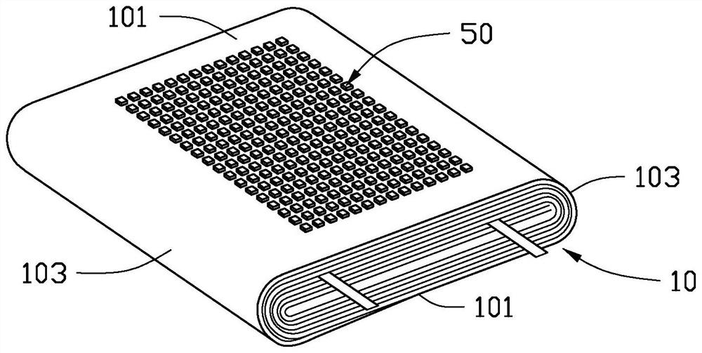 Battery and electronic device using same