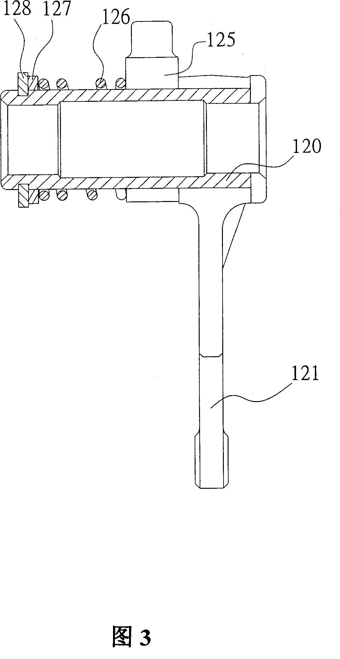 Pull-fork assembly of vehicle