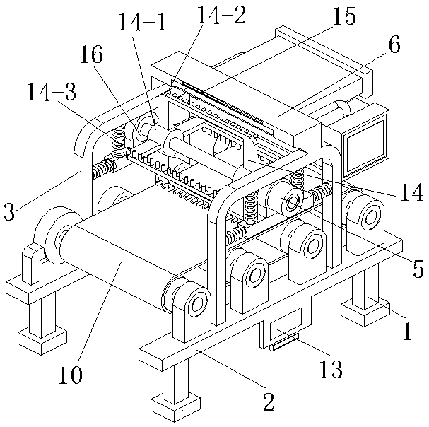 Lightweight garbage collection device for belt conveyor