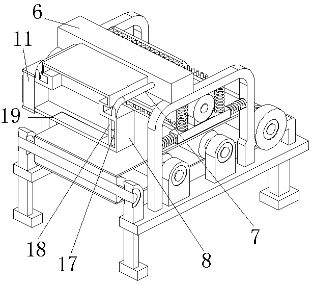 Lightweight garbage collection device for belt conveyor