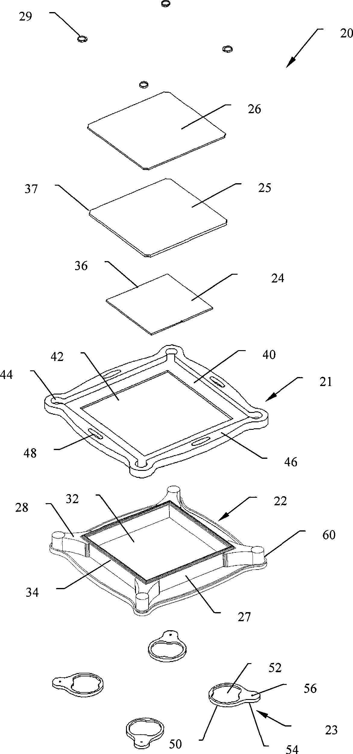 Table with height adjustable support legs