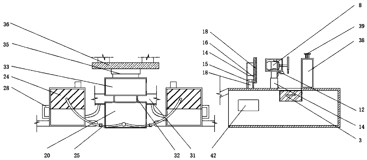 Three-way elbow forming and processing integration equipment