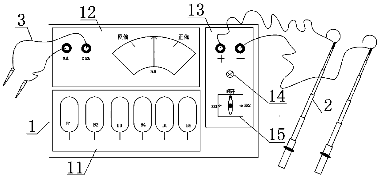 Current transformer polarity measuring device
