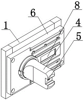 Partition plate buckling frame used inside cabin