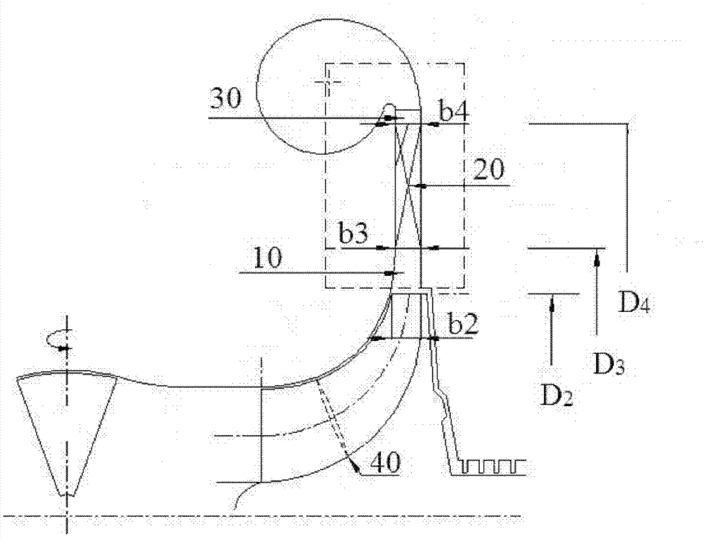 Low-denseness blade diffuser and production method thereof