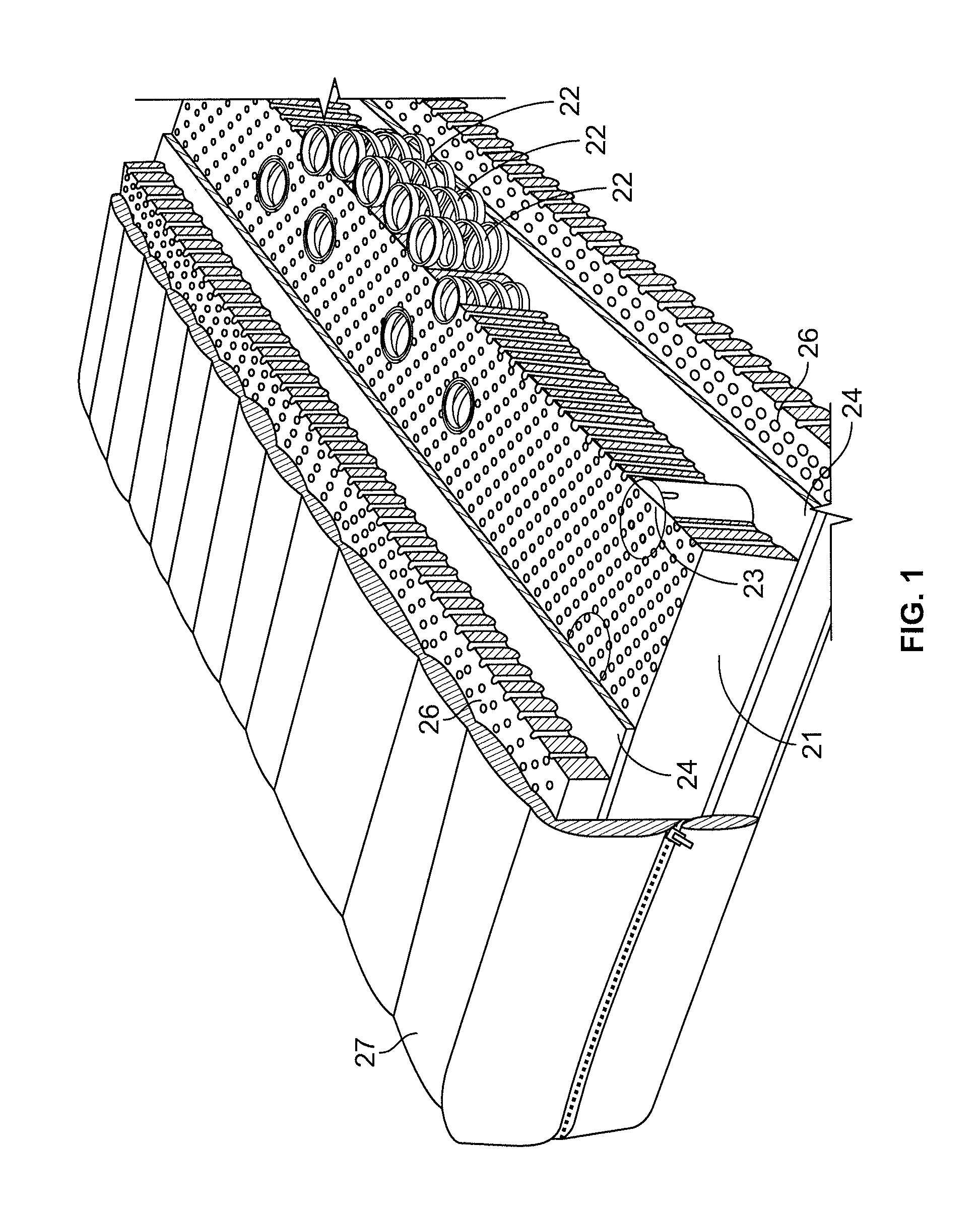 Wooden spring and mattress manufactured with wooden springs
