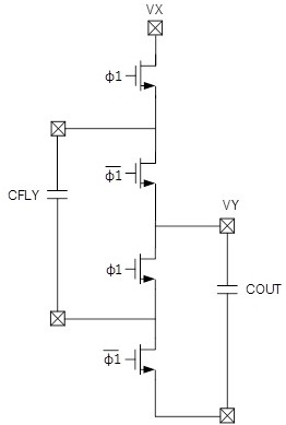Charge pump parallel current sharing circuit based on duty ratio control