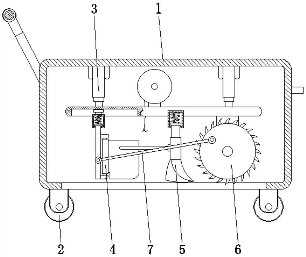 Cable laying device