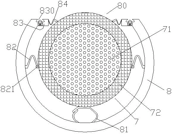 Firmly installed cable with heat-insulating protective cover and assembly and installation method of cable