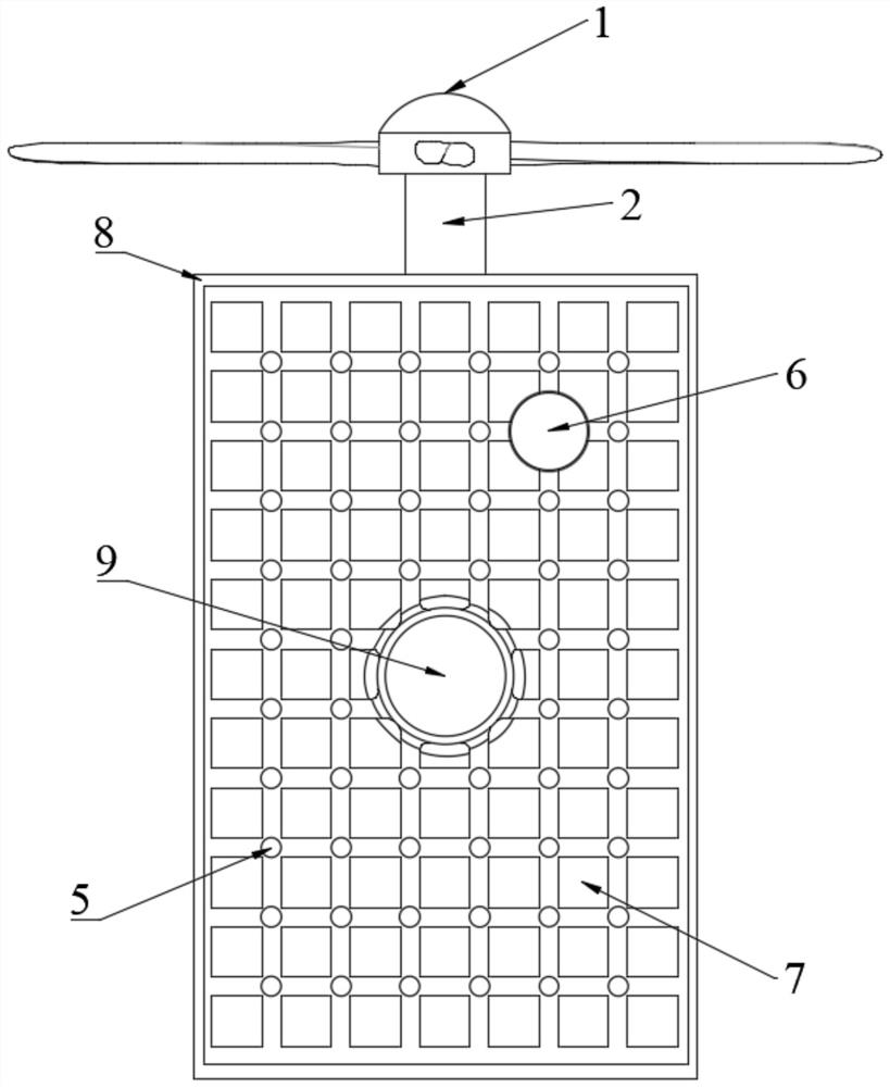 A submarine coral cultivation device using tidal current energy to generate electricity