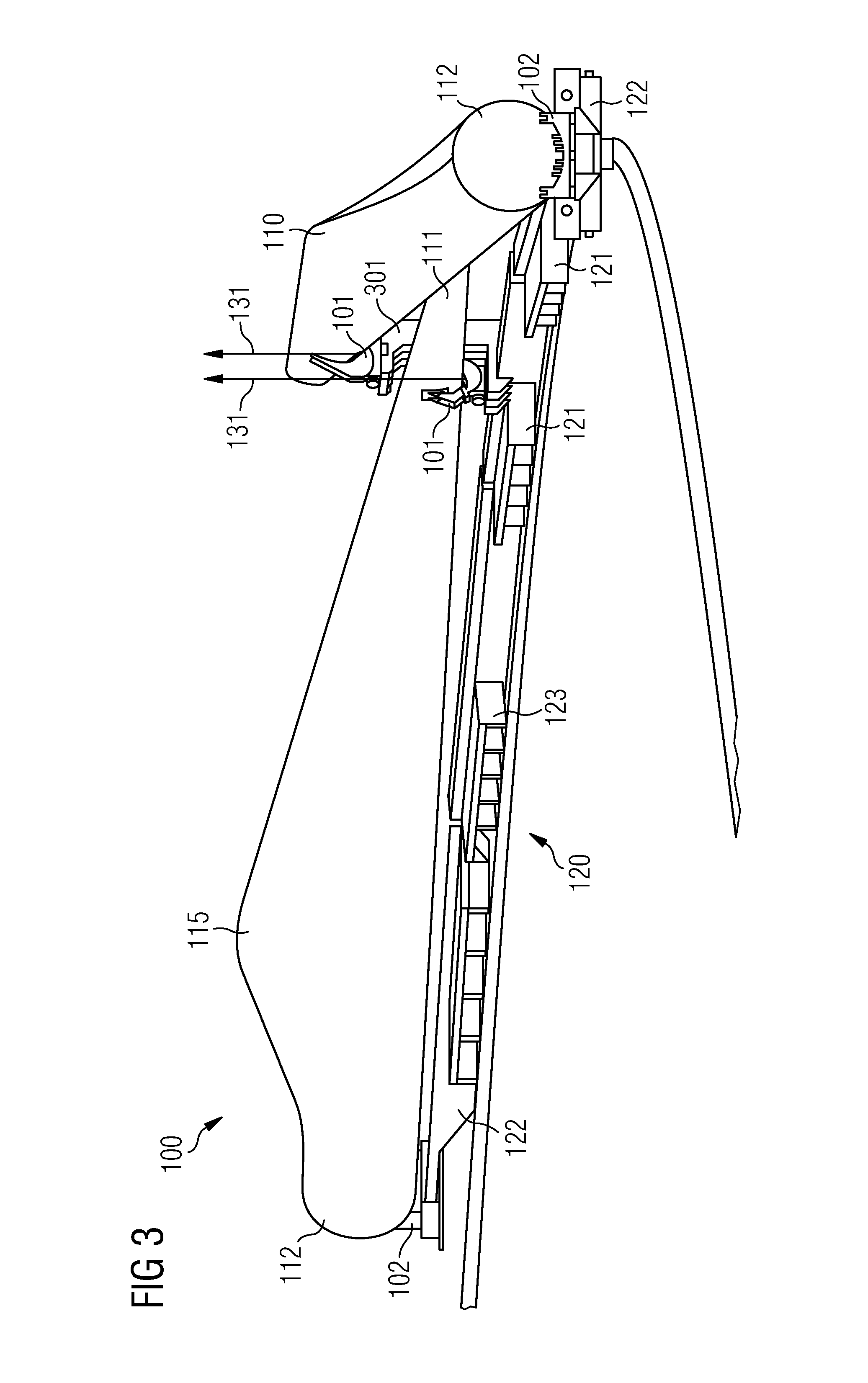 System for transportation of blades on railcars