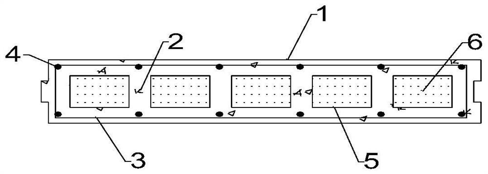 Prefabricated coal gangue thermal insulation concrete shear wall plate