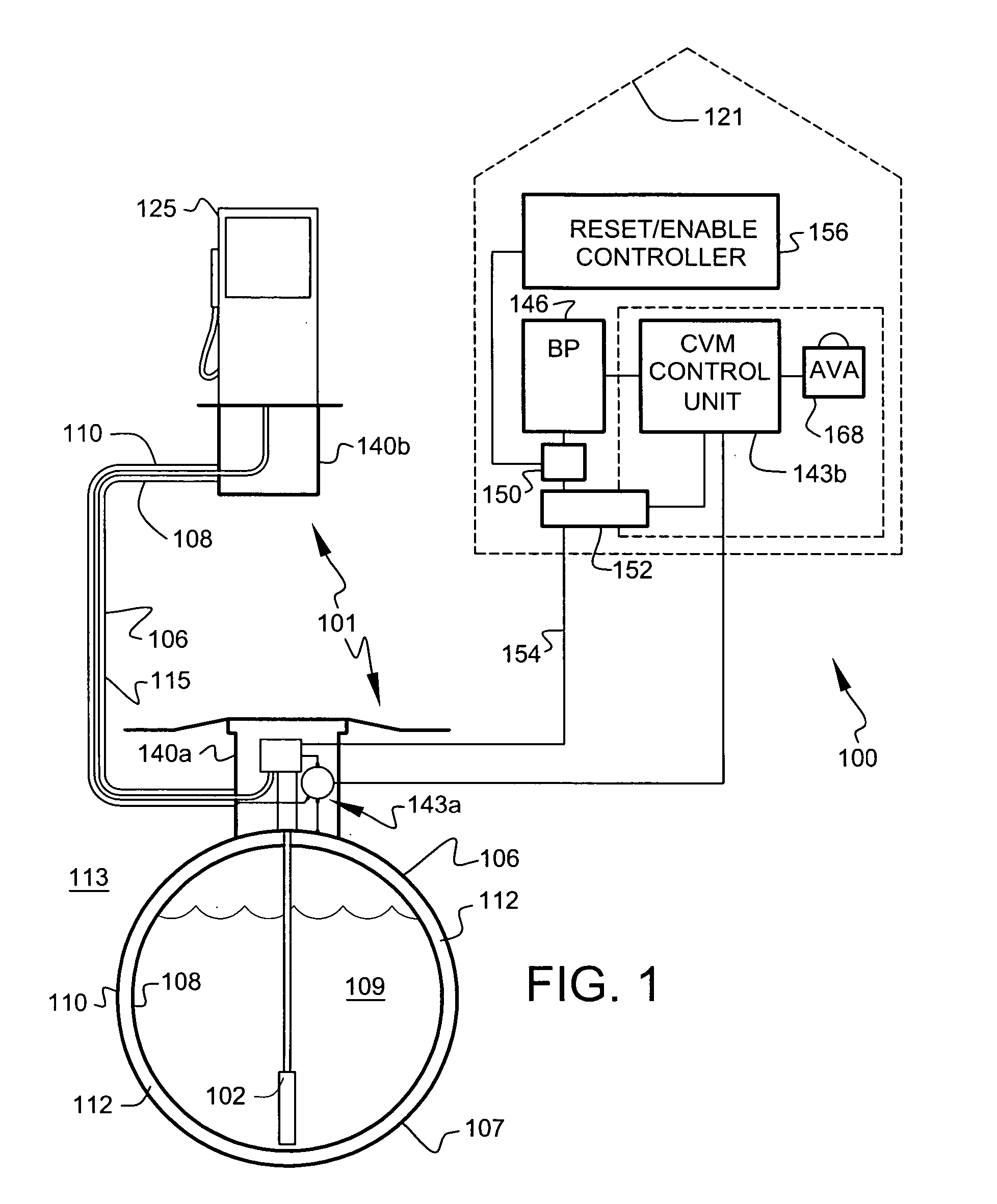 Secondary containment monitoring system