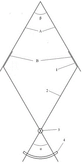 Acute angle measuring tool