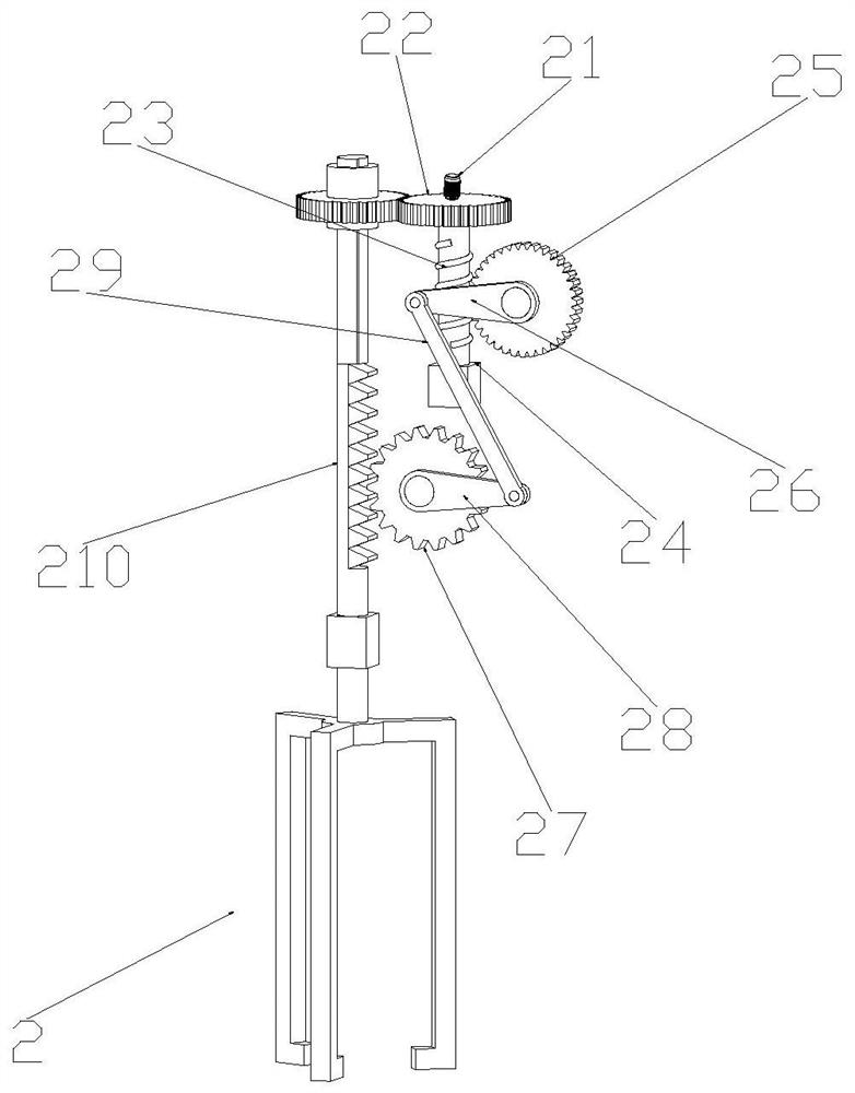 Desulfurization treatment device and treatment process thereof