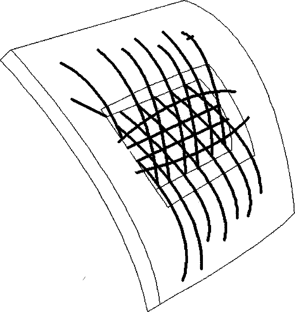 Method for stitching and repairing mechanical damage of radial tire