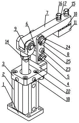 An automatic clamping device