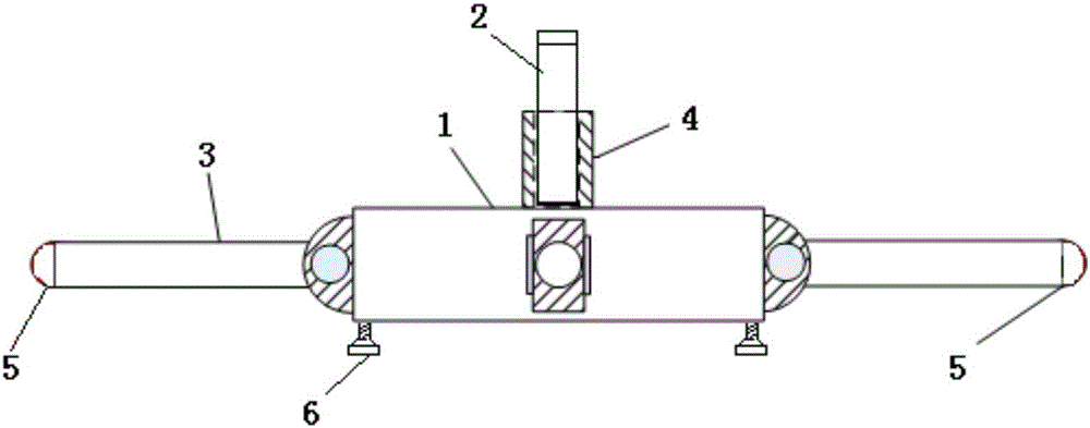 A small unmanned aerial vehicle camera pointing calibration device and calibration method