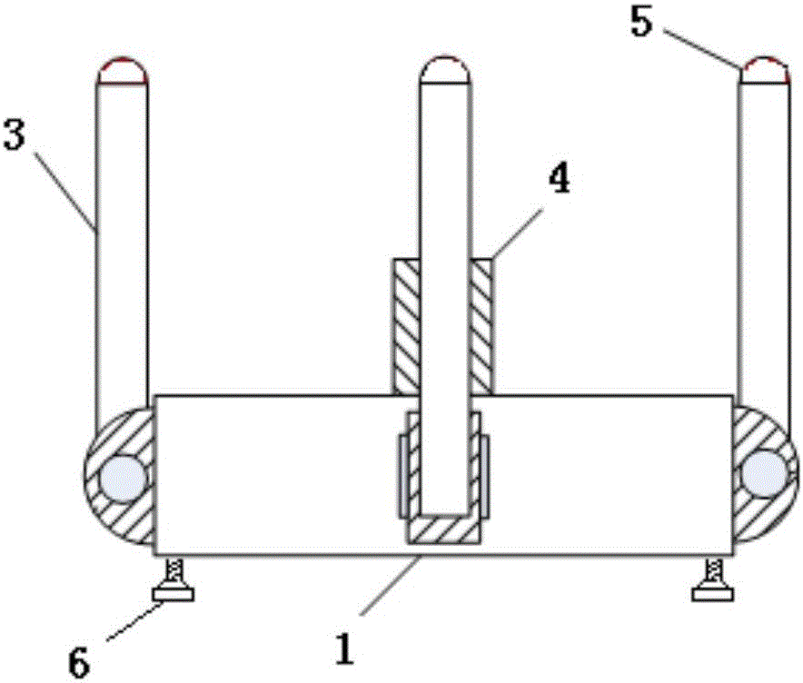 A small unmanned aerial vehicle camera pointing calibration device and calibration method