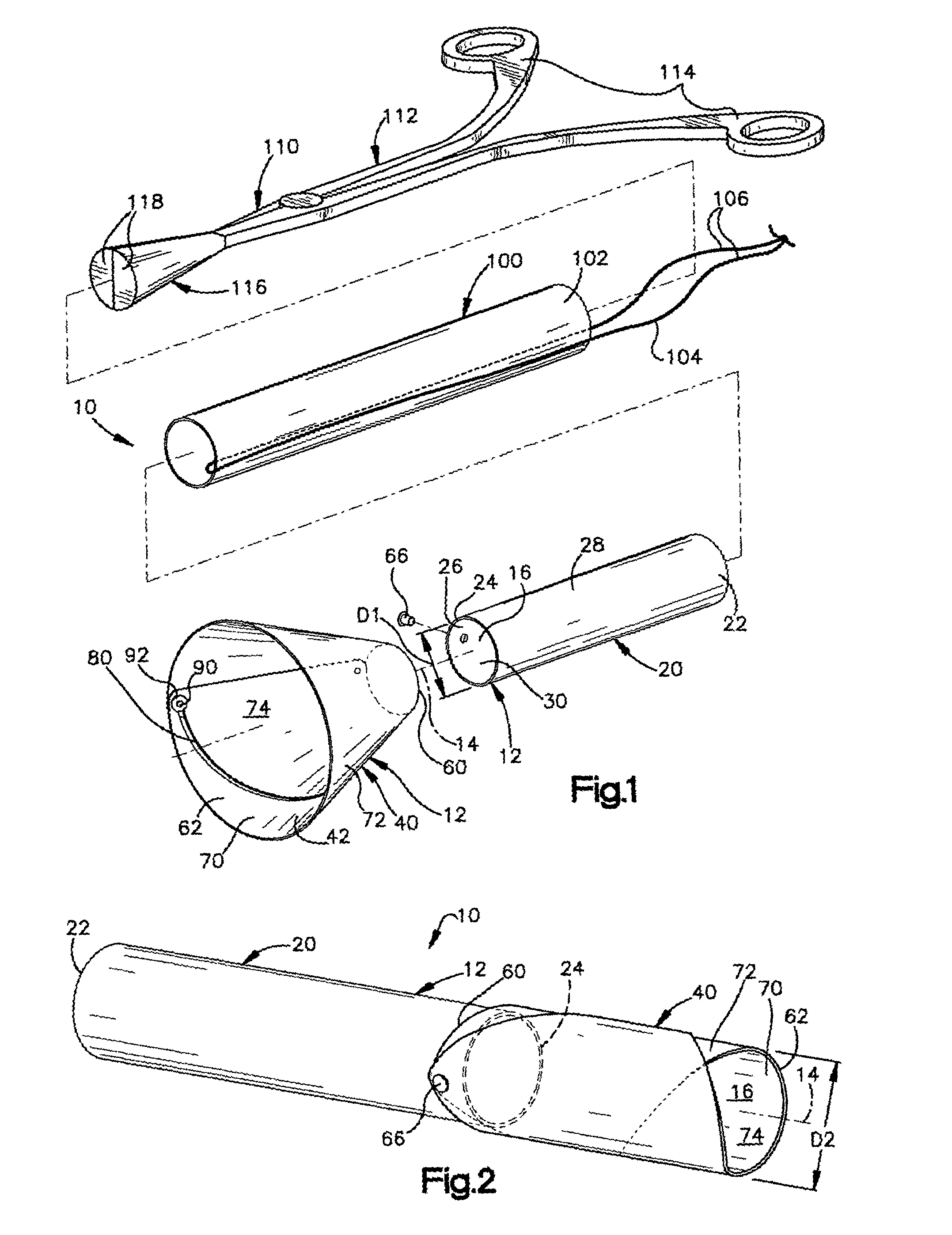 Surgical tool for use in expanding a cannula