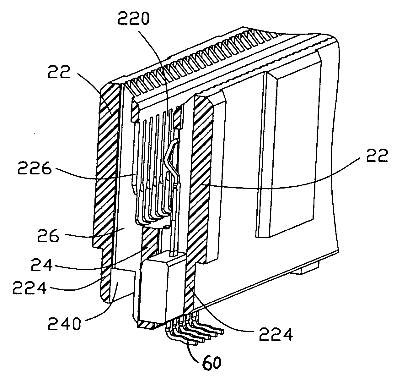 Electrical connector with improved preloading structure