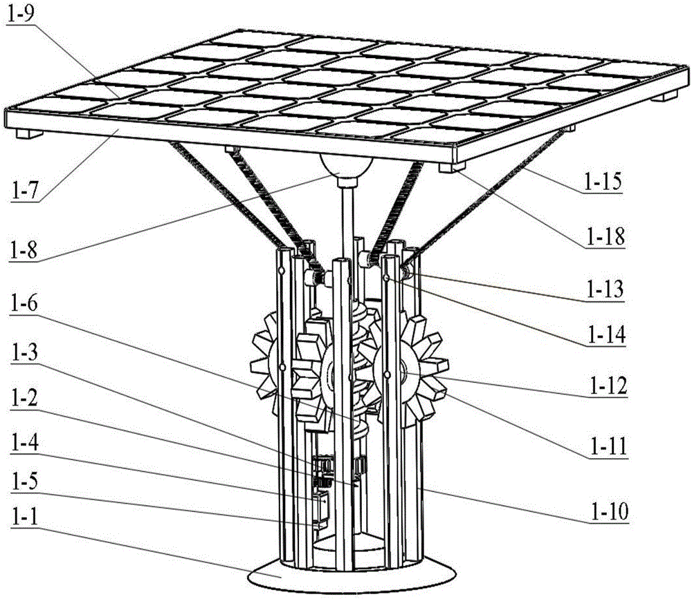 Photovoltaic output power self-adjusting device