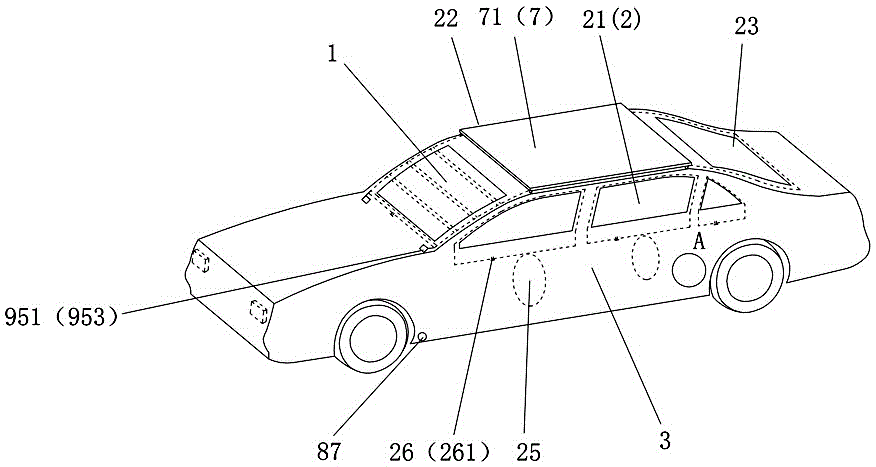 Fully automatic sun protection equipment for solar vehicles with tree shade