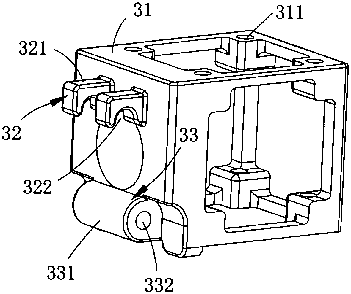 Anmechanical arm vertical folding structure of a rotor unmanned aerial vehicle