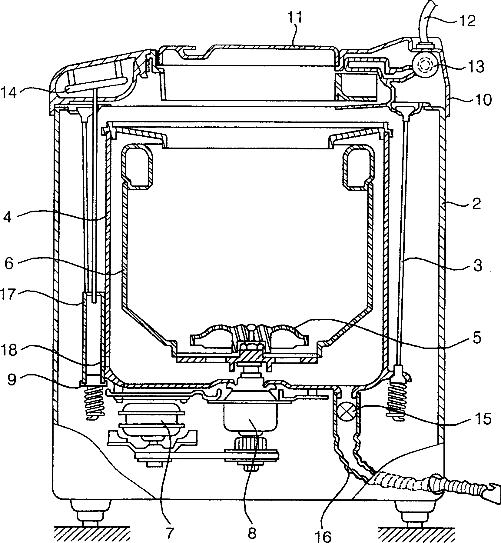 Structure of water quality sensor of washing machine