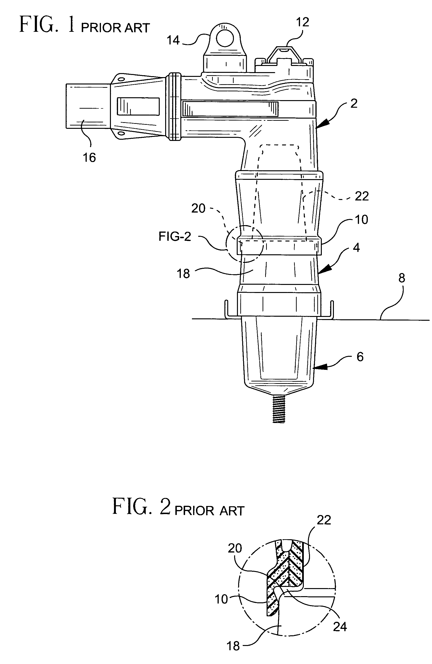 Separable electrical connector assembly