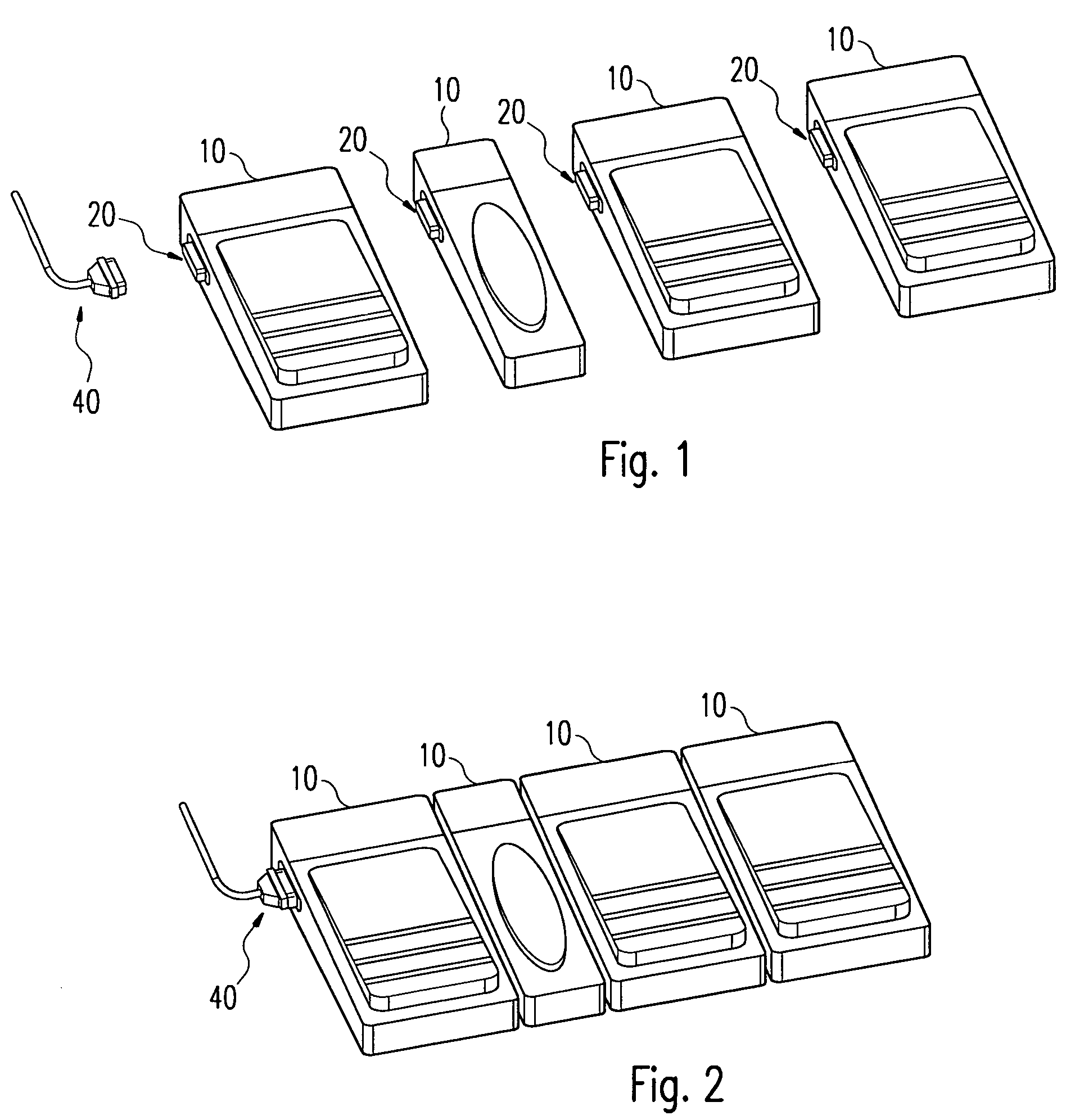 Control device for controlling electromedical appliances