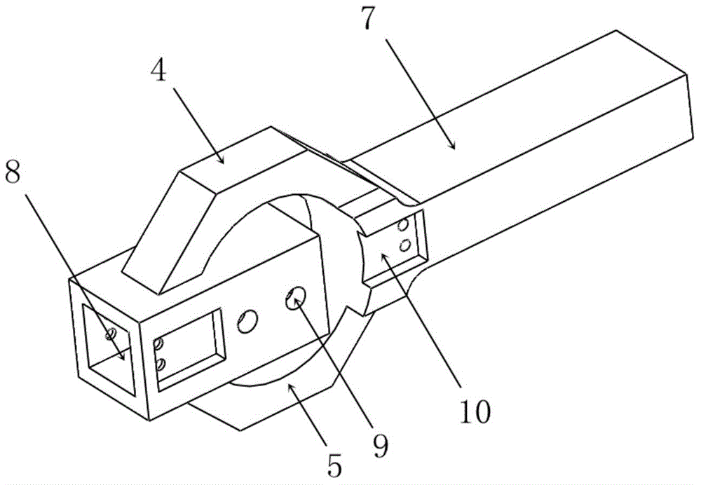 Strain gauge integrated three-dimensional turning force sensor