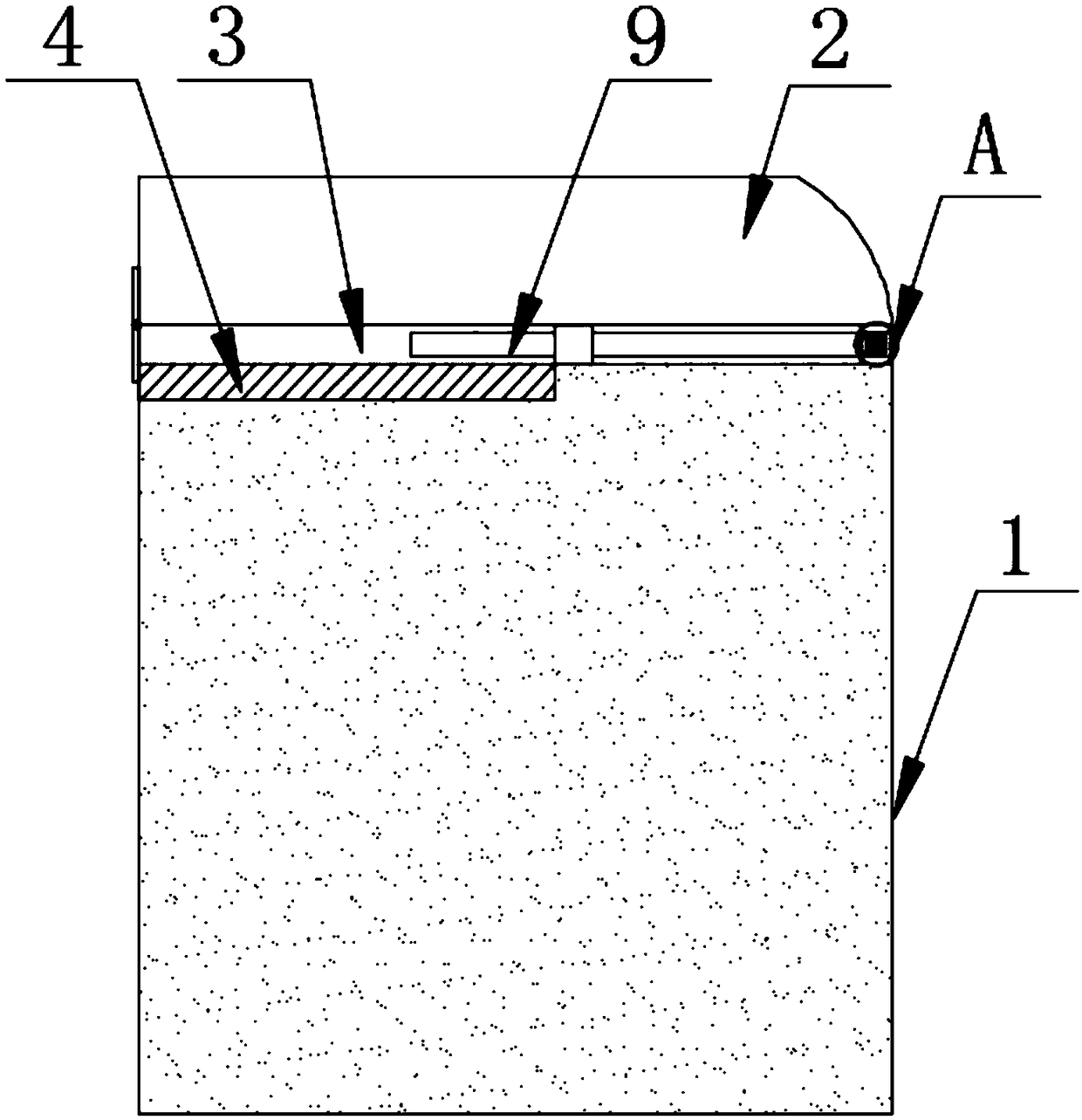 Storage rack for bulk food retail