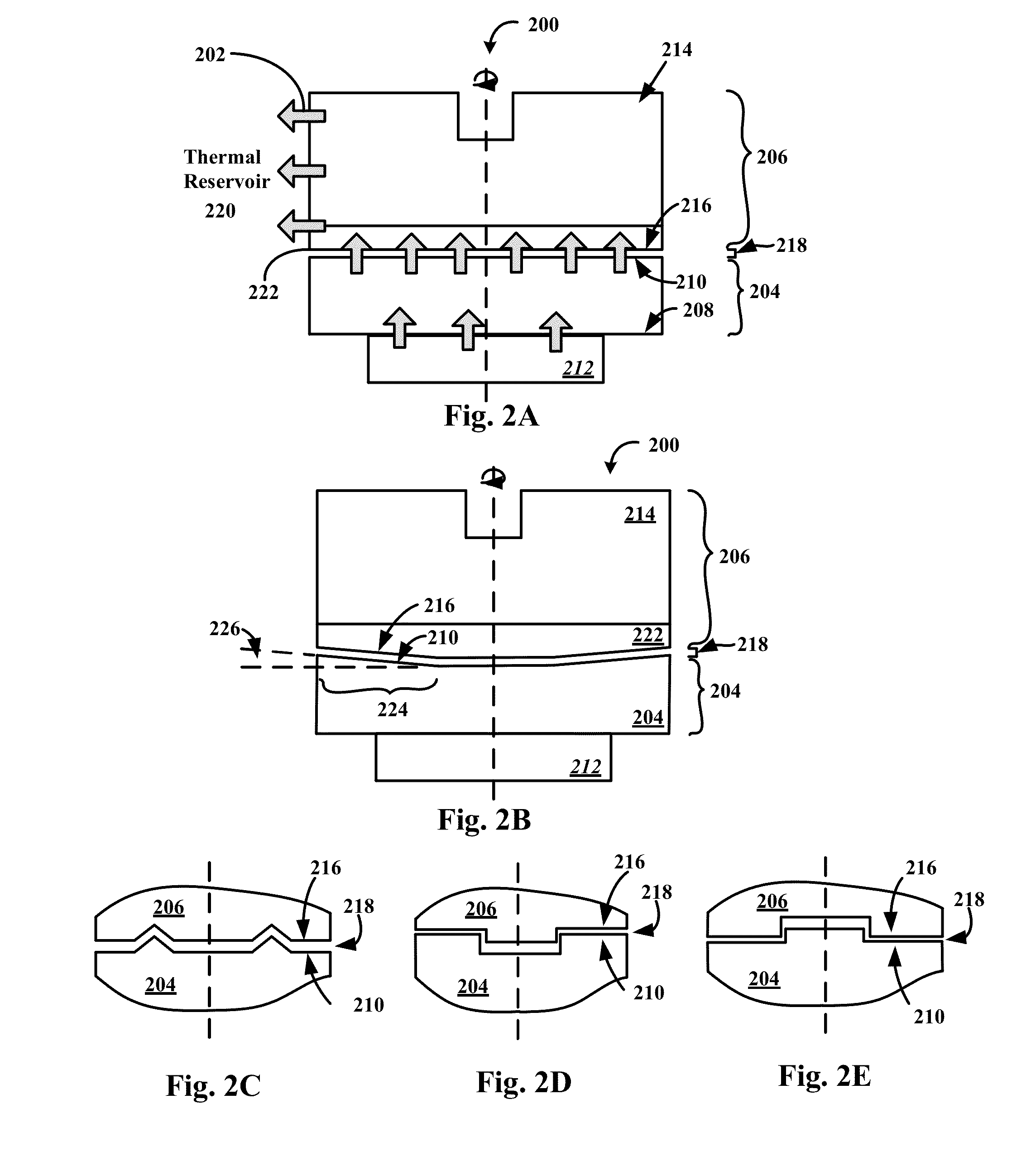 Kinetic heat sink having controllable thermal gap
