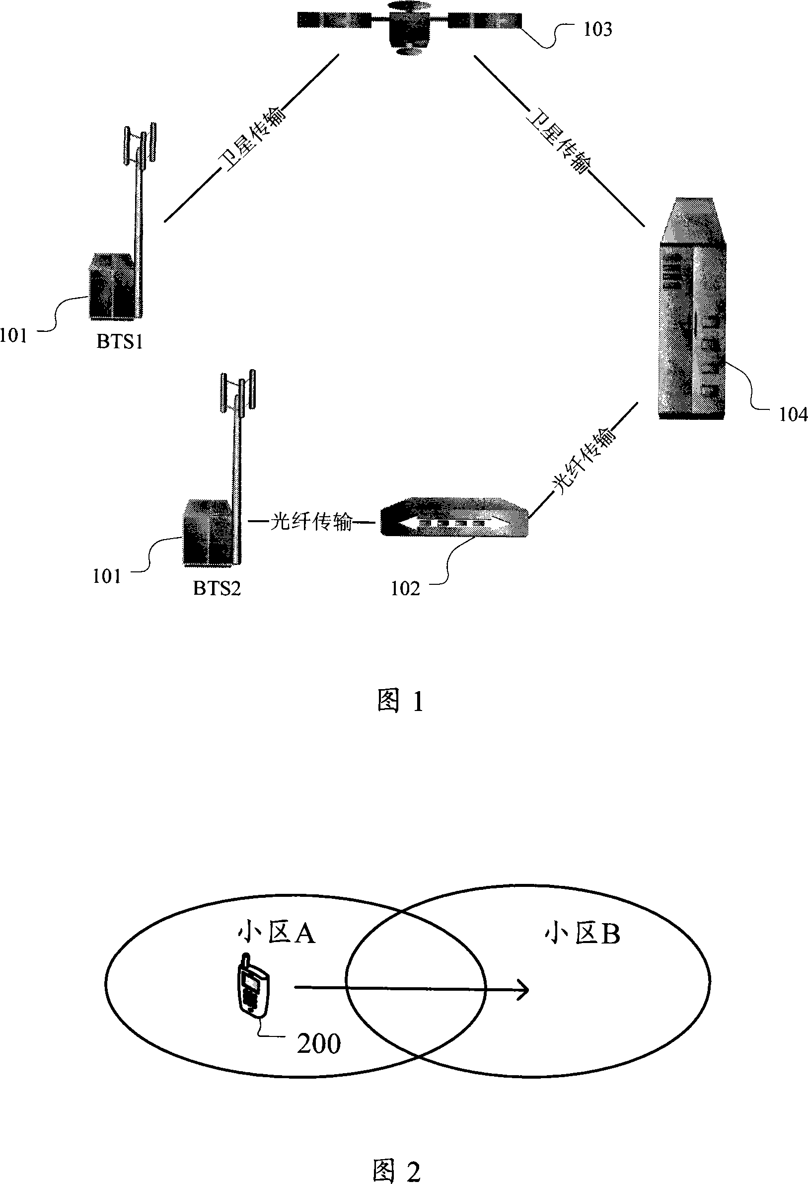 Method for switching boundary in multi-transmission type code division multiple access system