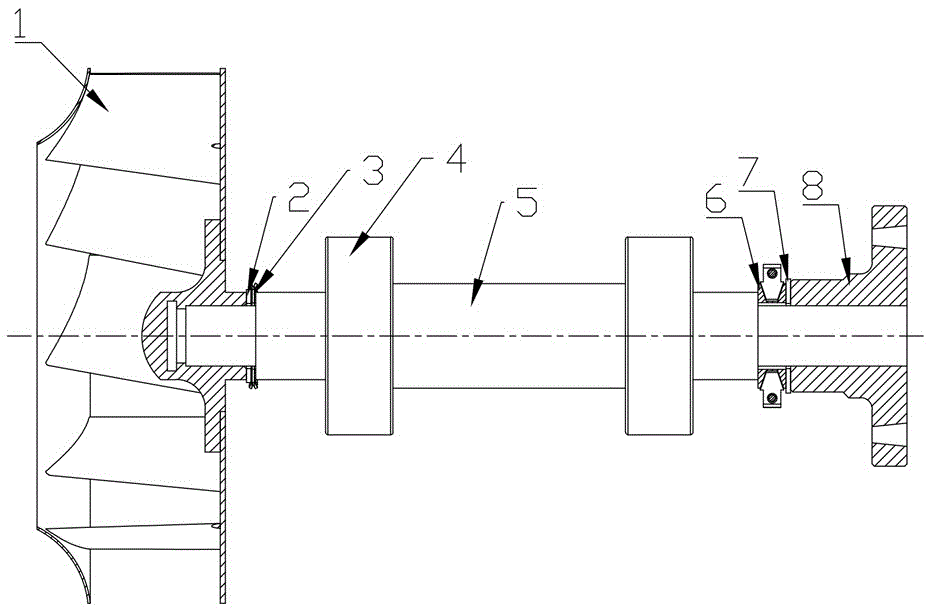 Thread fast-dismounting device applied to coupler fan